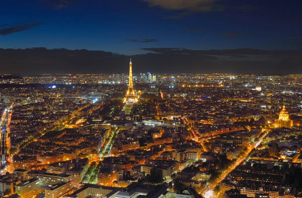 Night Paris from above. — Stock Photo, Image