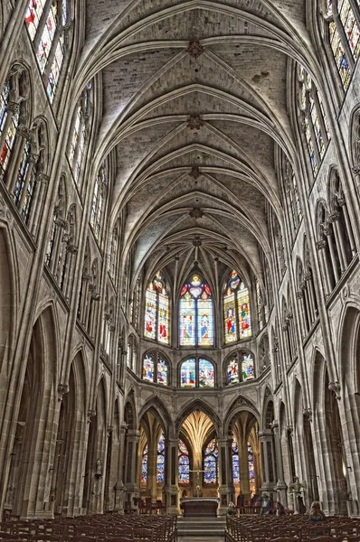 Kyrkan av Saint-Severin, Paris. — Stockfoto