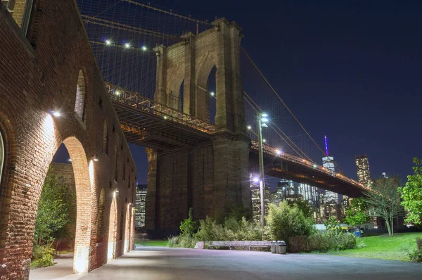 Ponte de Brooklyn, nyc . — Fotografia de Stock