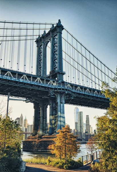 Manhattan bridge, Nyc. — Stockfoto