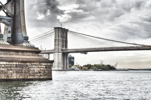 Dos puentes en Nueva York . — Foto de Stock