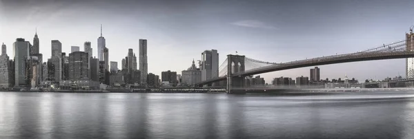 Манхэттенская панорама . — стоковое фото