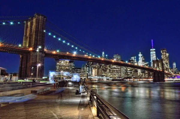 Pont de Brooklyn, nyc . — Photo