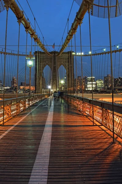 Puente de Brooklyn, Nueva York . — Foto de Stock