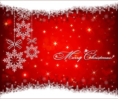 Kar taneli Noel arkaplanı 