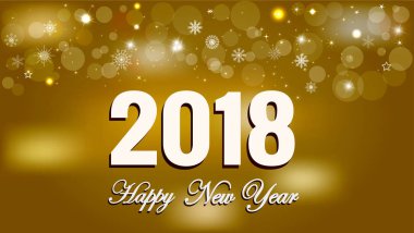 Yeni yıl arka plan vektör