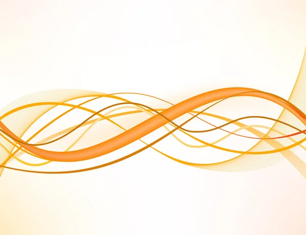Абстрактний Золотистий Хвилястий Фон Дизайну Ілюстрації — стоковий вектор