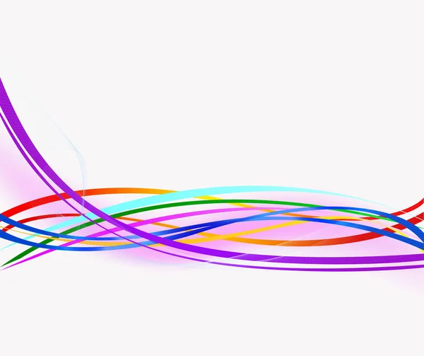 Utforming Abstrakt Dekorbølgevektorkurve Med Bakgrunnsillustrasjon – stockvektor