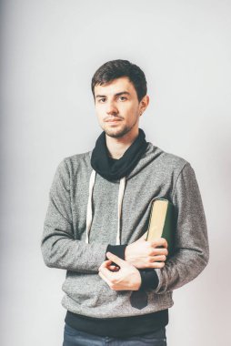 Fotoğraf stüdyosu geçmişi olan bir adam.