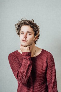 Bir adamın portresi.