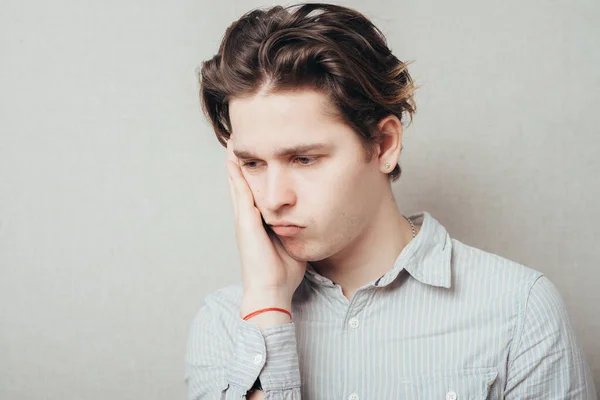 Young Man Feels Toothache — Stock Photo, Image