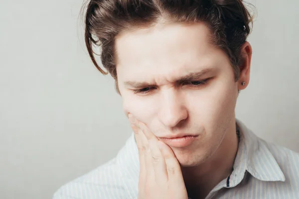 Young Man Toothache — Stock Photo, Image