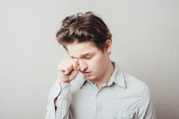 Man Posing Photo Studio — Stock Photo, Image