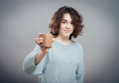 Kadın kahve fincanı..