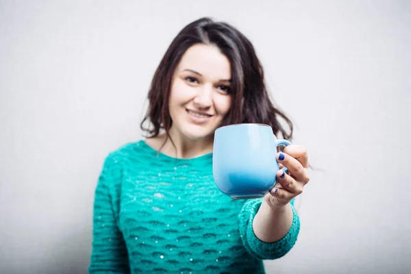 Girl Cup — Stock Photo, Image