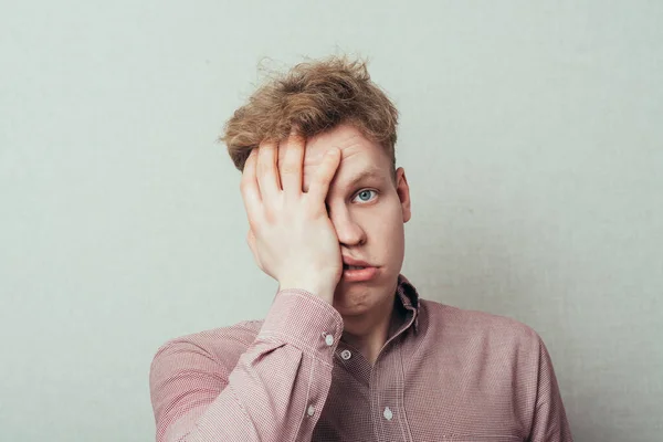 Man Posing Studio — Stock Photo, Image