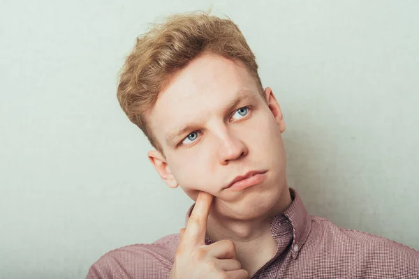 Young Man Posing Studio — Stock Photo, Image