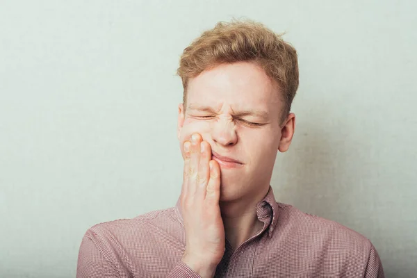 Man Has Toothache — Stock Photo, Image