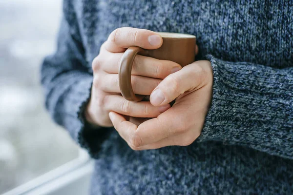 Young Man Cup — Stock Photo, Image