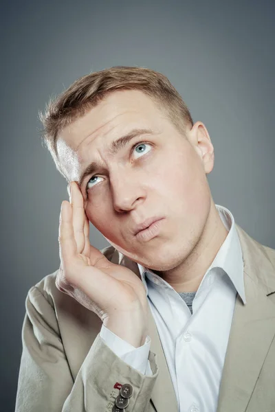 Jonge Zakenman Onder Stress — Stockfoto