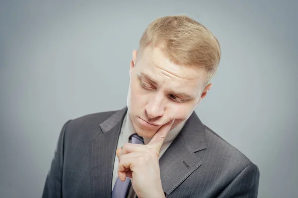 Zakenman Persoonlijke Problemen Angst Ziekte — Stockfoto