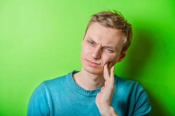 Young Man Toothache — Stock Photo, Image