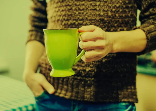 Hand Cup Coffee — Stock Photo, Image