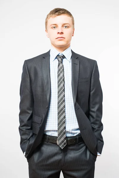 Portrait Businessman Wearing — Stock Photo, Image