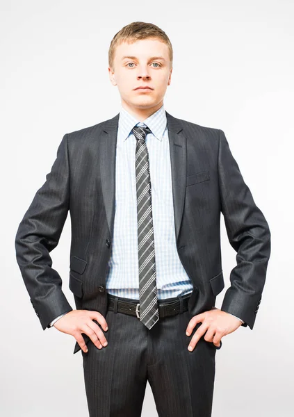 Retrato Homem Negócios Vestindo — Fotografia de Stock