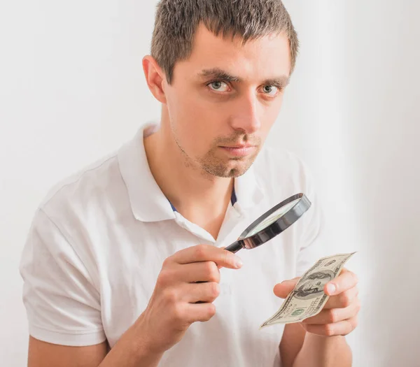 Young Man Studio Background — Stock Photo, Image