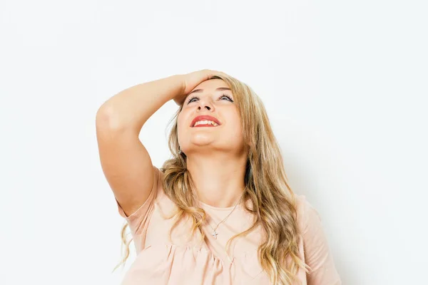 Vrouw Die Een Fout Heeft Gemaakt — Stockfoto