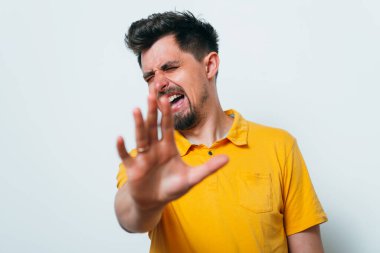 İşadamı dur hareketi gösterdi