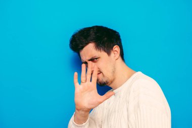 İşadamı dur hareketi gösterdi