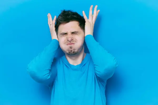 Man Posing Studio — Stock Photo, Image