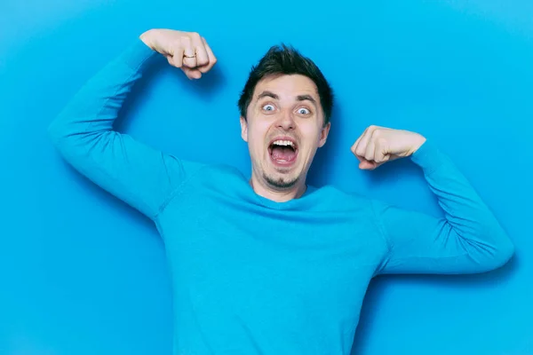 Alegre Homem Muito Feliz — Fotografia de Stock