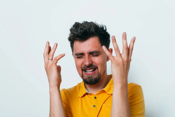 Alegre Homem Muito Feliz — Fotografia de Stock