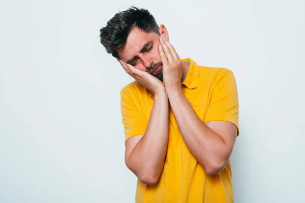 Man Posing Studio — Stock Photo, Image