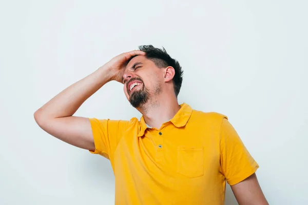 Man Posing Studio — Stock Photo, Image