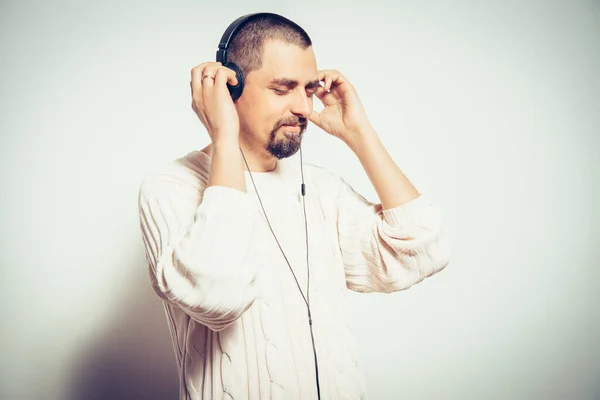 Homme Avec Des Émotions Studio — Photo