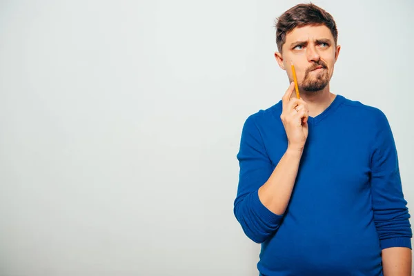 Man Posing Studio — Stock Photo, Image