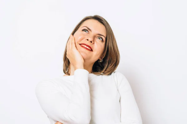 Mujer Posando Estudio —  Fotos de Stock