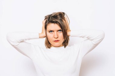 Stüdyoda çalışan kadın