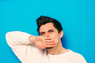 İşadamı dur hareketi gösterdi