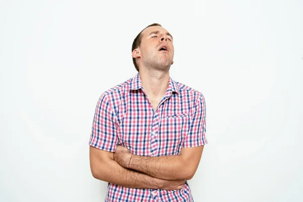 Stomach Pain Men — Stock Photo, Image