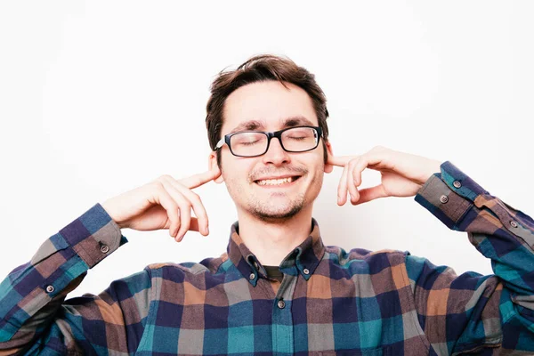 Man Posing Studio — Stock Photo, Image