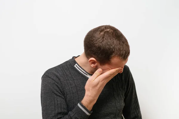 Man Posing Studio — Stock Photo, Image