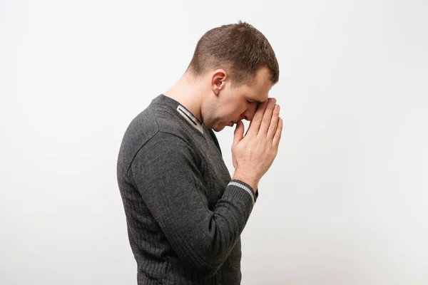 Man Posing Studio — Stock Photo, Image