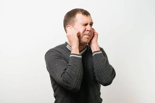 Man Posing Studio — Stock Photo, Image