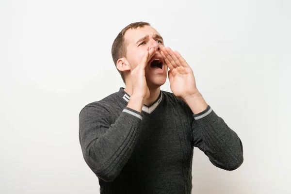 Man Posing Studio — Stock Photo, Image