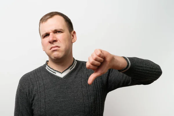 Man Showing Thumb Gesture Stock Picture